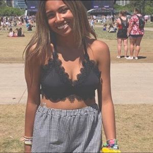 Black Detail Bralette